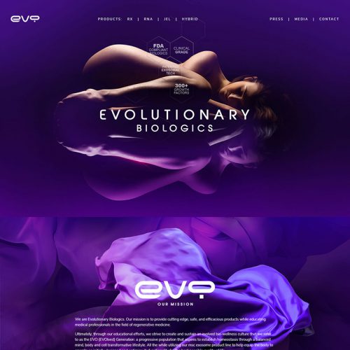 Evolutionary Biologics Website