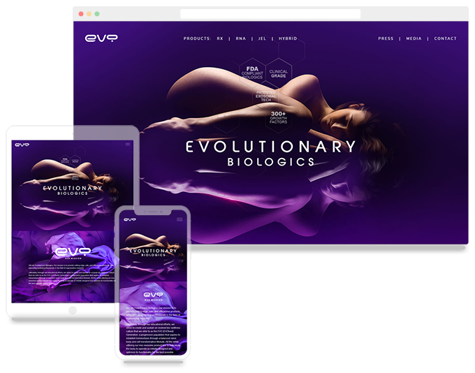 Evolutionary Biologics Mockup