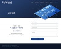 Broadcast Matrix contact page