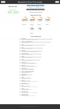 Page view stats